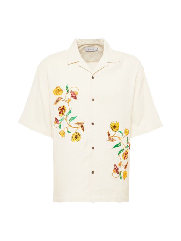 TOPMAN TOPMAN Риза  екрю / жълто / зелено / оранжево