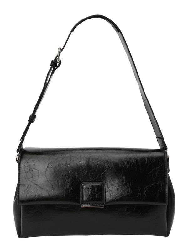 TOPSHOP TOPSHOP Дамска чанта 'STEPH'  черно / сребърно