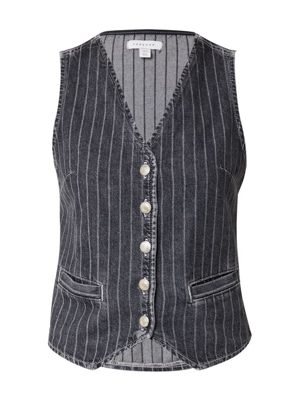 TOPSHOP TOPSHOP Елек  черно / бяло