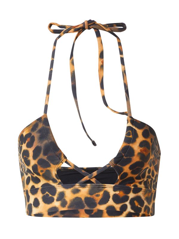 TOPSHOP TOPSHOP Горнище на бански  пуебло оранжево-кафяво / капучино / черно