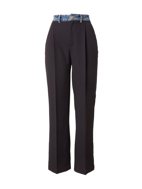 TOPSHOP TOPSHOP Панталон с набор  антрацитно черно