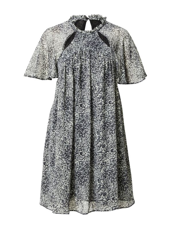 TOPSHOP TOPSHOP Рокля  тъмносиво / черно / мръсно бяло