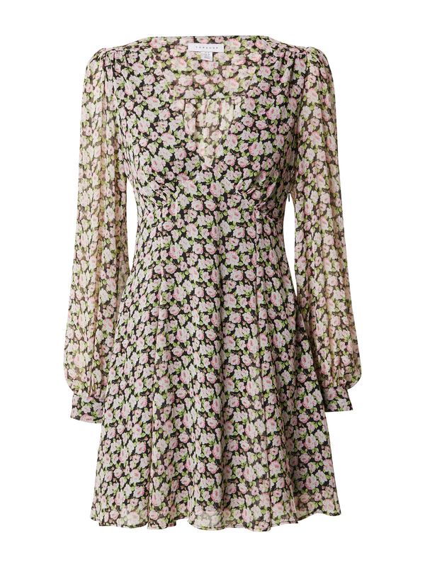 TOPSHOP TOPSHOP Рокля  зелено / розово / черно / бяло