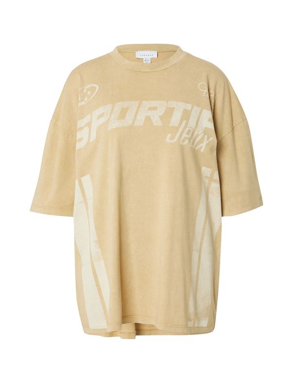 TOPSHOP TOPSHOP Тениска  жълто / бяло