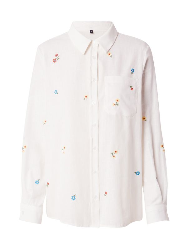 Trendyol Trendyol Блуза  бежово / синьо / зелено / тъмнооранжево