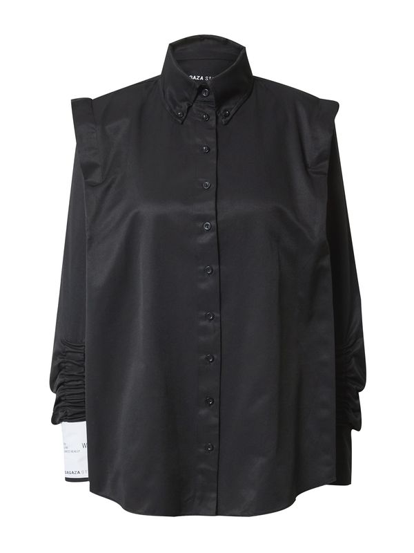 Trendyol Trendyol Блуза  черно / бяло