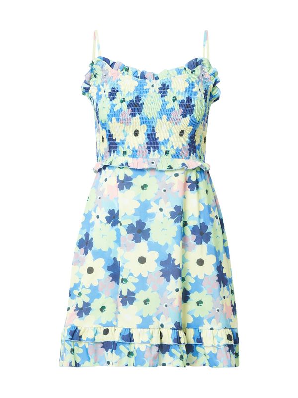 Trendyol Trendyol Лятна рокля  синьо / светлосиньо / светложълто / зелено
