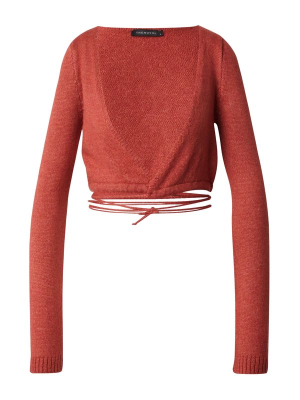 Trendyol Trendyol Плетена жилетка  ръждиво кафяво