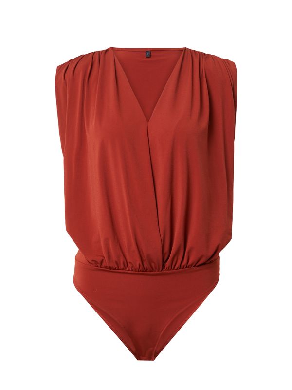 Trendyol Trendyol Риза боди  ръждиво кафяво