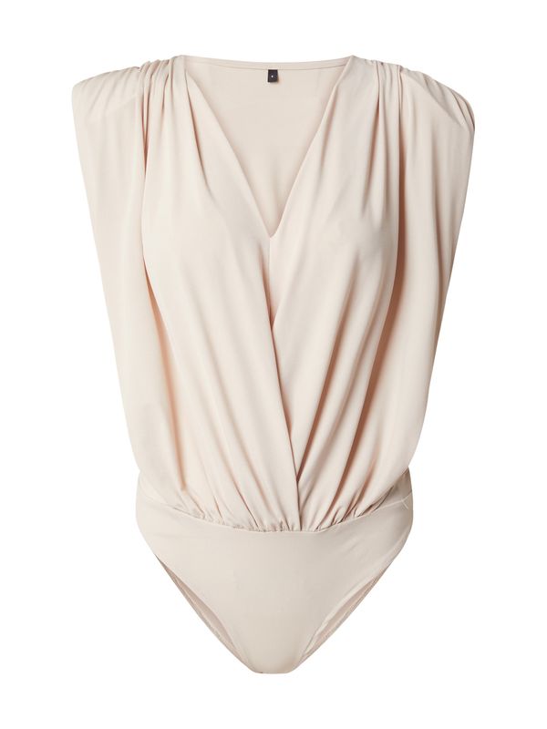 Trendyol Trendyol Риза боди  сиво-бежово