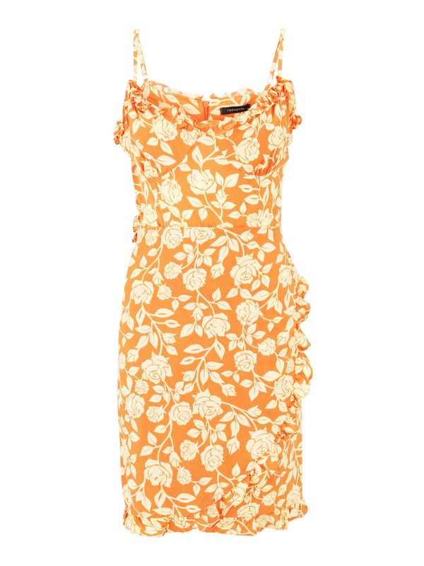 Trendyol Trendyol Рокля  бежово / оранжево