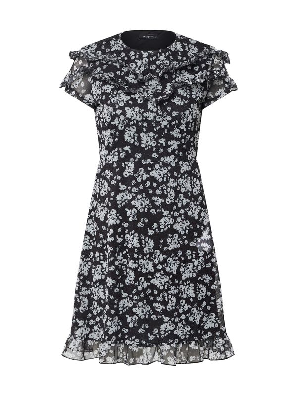 Trendyol Trendyol Рокля  черно / бяло