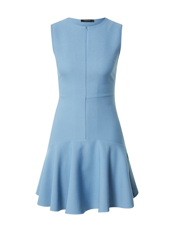 Trendyol Trendyol Рокля  опушено синьо