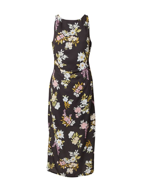 Trendyol Trendyol Рокля  златистожълто / бледорозово / черно / бяло