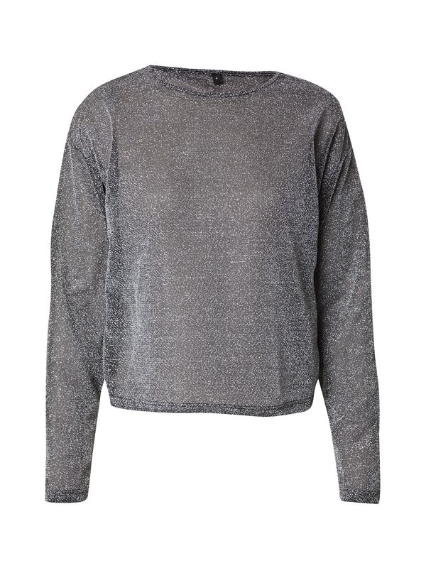 Trendyol Trendyol Тениска  черно / сребърно