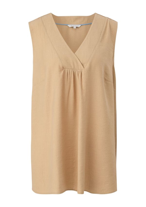 TRIANGLE TRIANGLE Блуза  светлокафяво