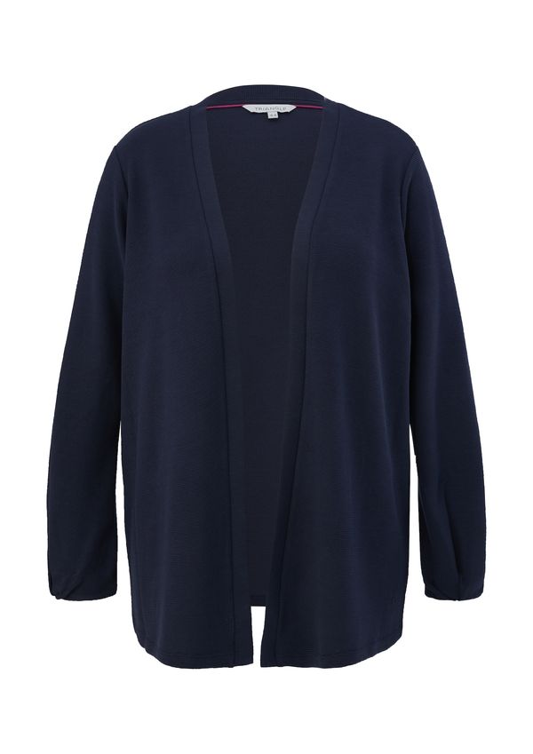 TRIANGLE TRIANGLE Плетена жилетка  нейви синьо