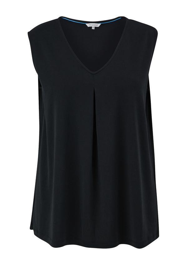 TRIANGLE TRIANGLE Топ  черно