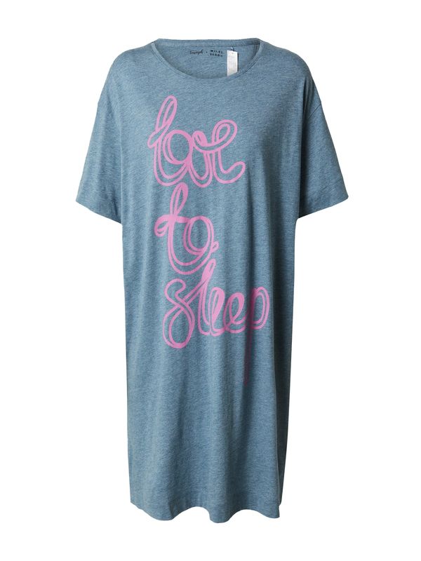 TRIUMPH TRIUMPH Нощница 'Nightdresses'  гълъбово синьо / розово