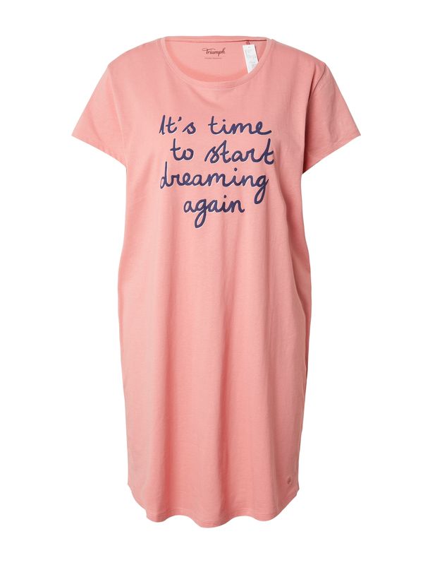 TRIUMPH TRIUMPH Нощница 'Nightdresses'  нейви синьо / розе / бяло