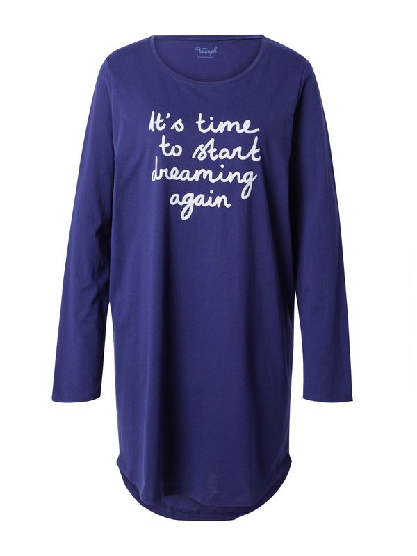 TRIUMPH TRIUMPH Нощница  тъмносиньо / бяло