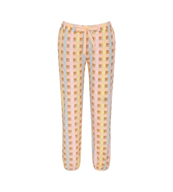 TRIUMPH TRIUMPH Панталон пижама  кафяво / жълто / оранжево