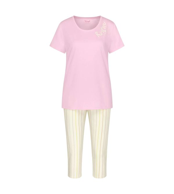 TRIUMPH TRIUMPH Пижама  жълто / тъмнооранжево / светлорозово / естествено бяло