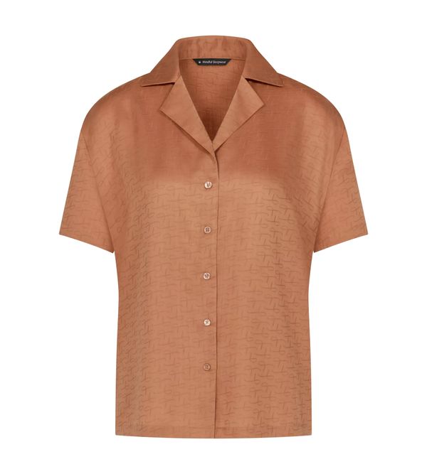 TRIUMPH TRIUMPH Тениска за спане 'Silky Sensuality'  коняк