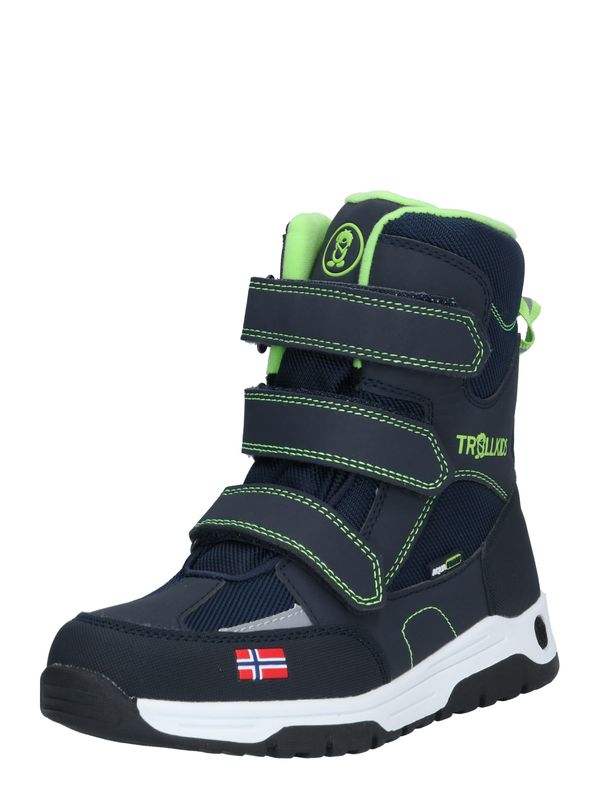 TROLLKIDS TROLLKIDS Боти 'Lofoten'  тъмносиньо / неоново зелено