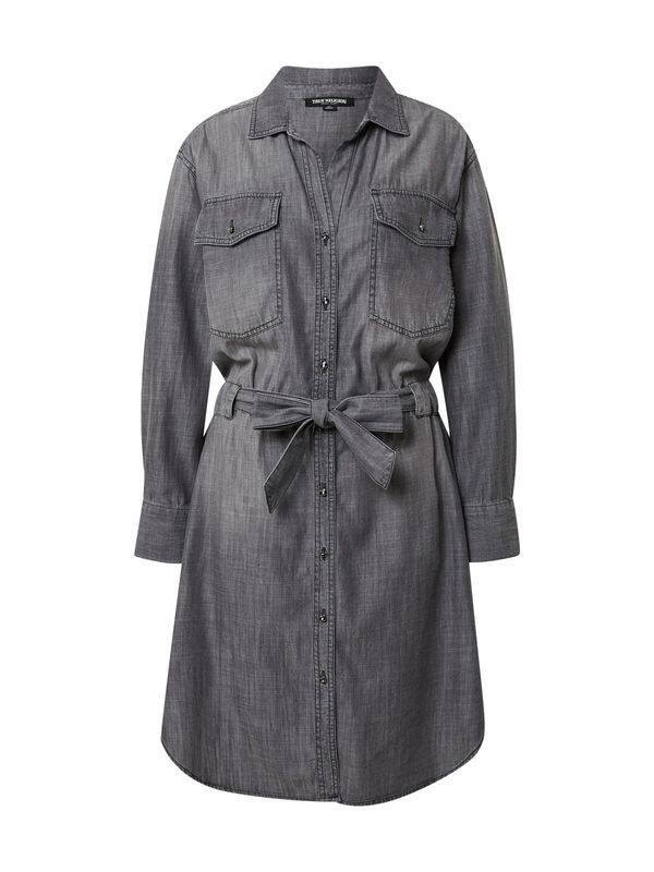 True Religion True Religion Рокля тип риза  графитено сиво