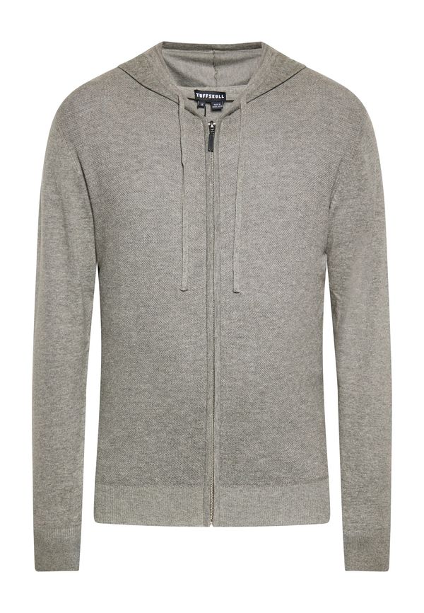 TUFFSKULL TUFFSKULL Плетена жилетка  сив меланж