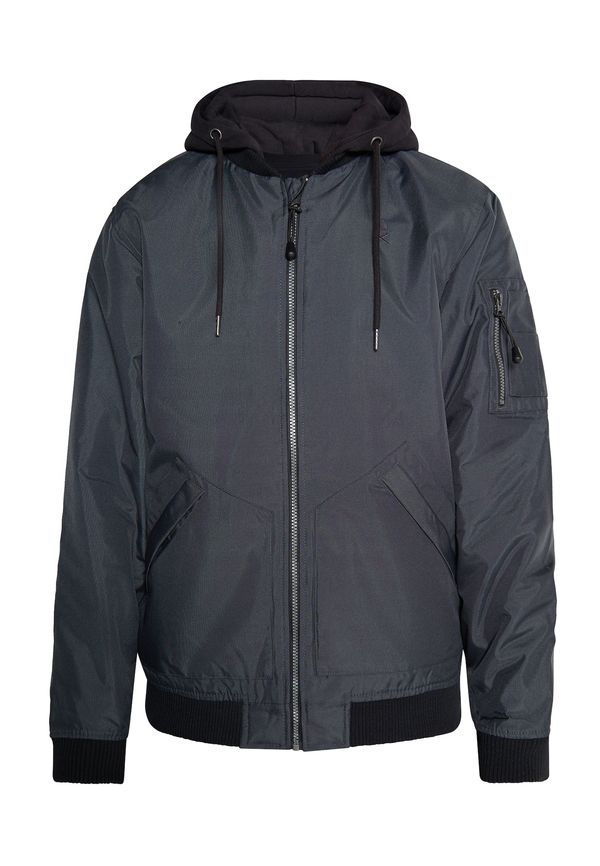 TUFFSKULL TUFFSKULL Преходно яке 'Wrest'  антрацитно черно / черно