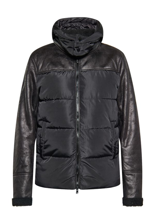 TUFFSKULL TUFFSKULL Зимно яке 'Leat'  антрацитно черно / черно
