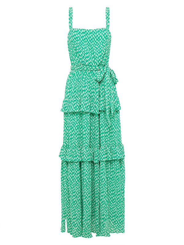 Tussah Tussah Рокля 'NATALIA'  зелено / бяло