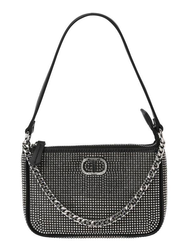 Twinset Twinset Дамска чанта  черно / сребърно