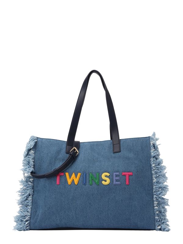 Twinset Twinset Дамска чанта  син деним / златистожълто / зелено / розово