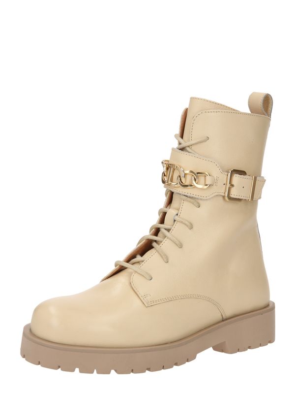 Twinset Twinset Ниски ботуши с връзки  светлобежово