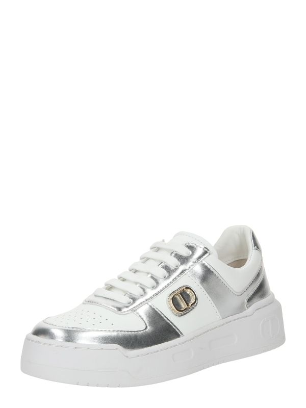 Twinset Twinset Ниски маратонки  сребърно / бяло