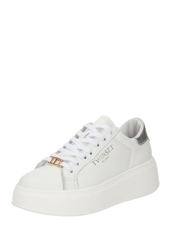 Twinset Twinset Ниски маратонки  сребърно / бяло