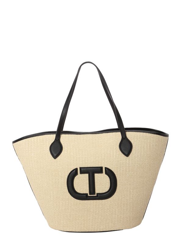 Twinset Twinset Плажна чанта  бежово / черно