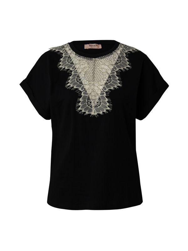 Twinset Twinset Пуловер  бежово / черно