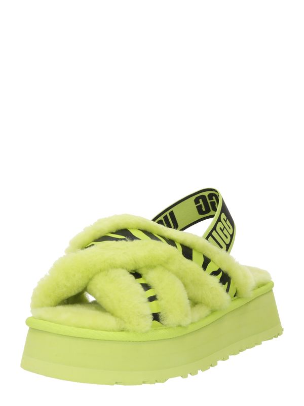UGG UGG Домашни пантофи 'DISCO'  лимоненожълто / черно