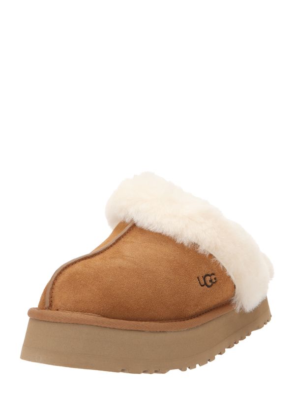 UGG UGG Домашни пантофи 'Disquette'  светлокафяво / естествено бяло