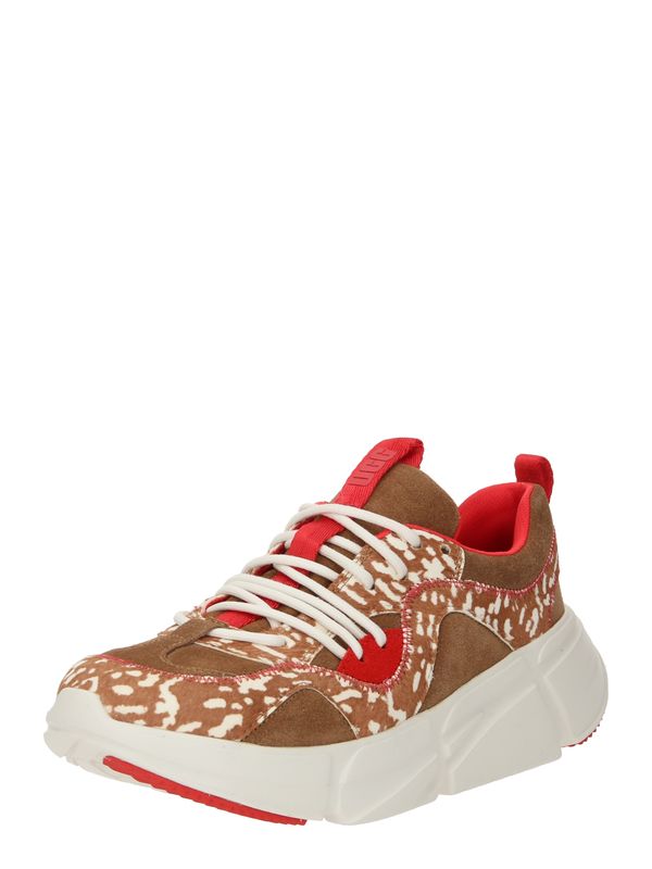 UGG UGG Ниски маратонки 'CALLE'  кафяво / червено / бяло