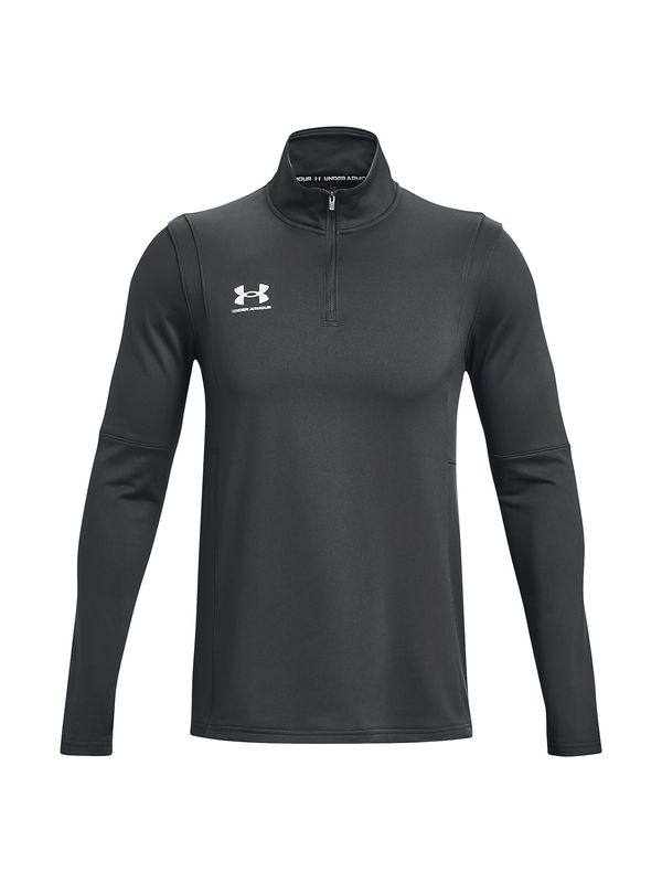 UNDER ARMOUR UNDER ARMOUR Функционална тениска 'Challenger'  антрацитно черно / бяло