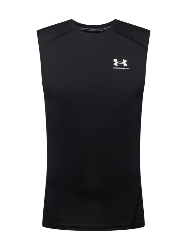 UNDER ARMOUR UNDER ARMOUR Функционална тениска  черно / бяло