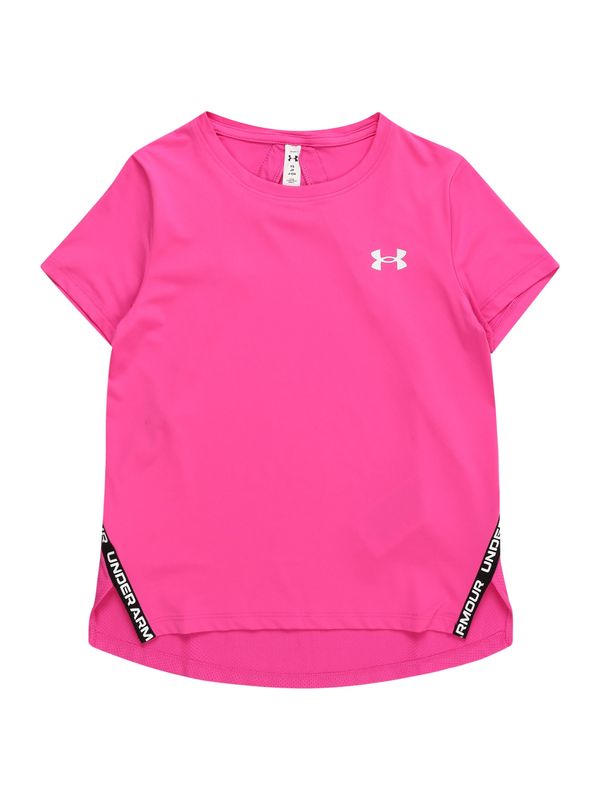 UNDER ARMOUR UNDER ARMOUR Функционална тениска 'Knockout'  розово / черно / бяло
