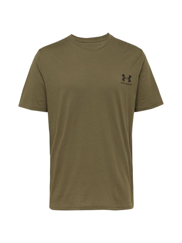 UNDER ARMOUR UNDER ARMOUR Функционална тениска  маслина / черно