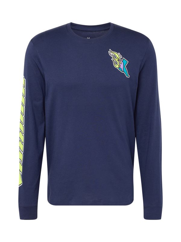 UNDER ARMOUR UNDER ARMOUR Функционална тениска 'RUN EVERYWHERE'  нейви синьо / светлосиньо / лимон / бяло