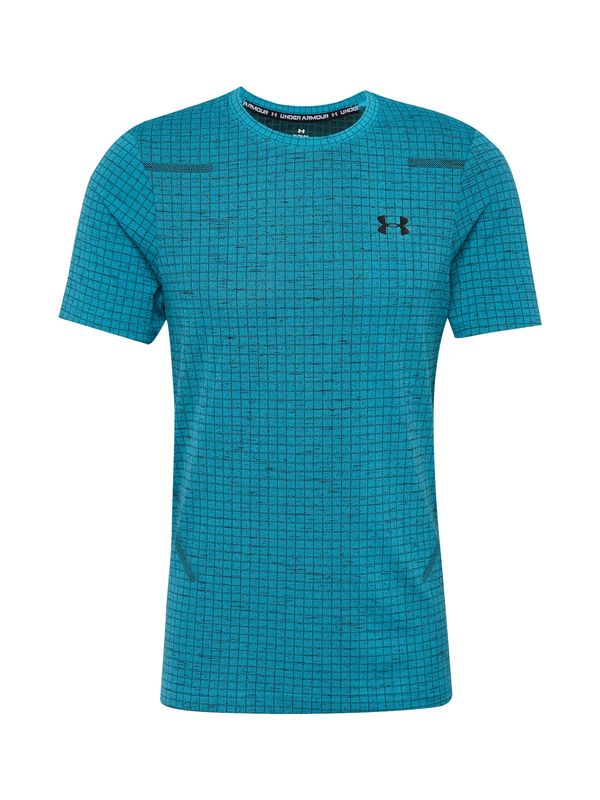 UNDER ARMOUR UNDER ARMOUR Функционална тениска  синьо / черно